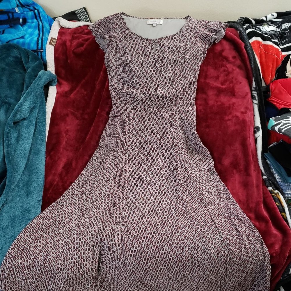 Patterned Maxi Dress Pepperberry Size 8 SuperCurvy
